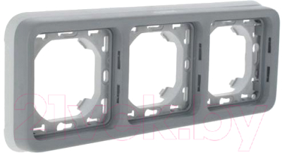 Рамка для выключателей и розеток Legrand Plexo 69687 - фото