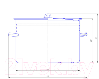 Кастрюля Сибирские товары С2829 С2829.в