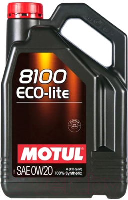 Моторное масло Motul 8100 Eco-lite 0W20 /108535 - фото
