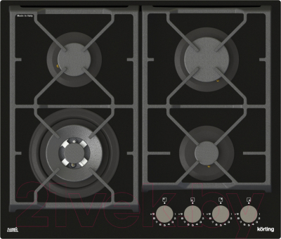 Газовая варочная панель Korting HGG 6987 CTN FLC - фото
