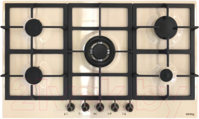 Газовая варочная панель Korting HG 965 CTRB - фото