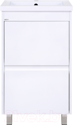 Тумба под умывальник Misty Алиса 50 / Э-Али01050-0112Я (напольная) - фото