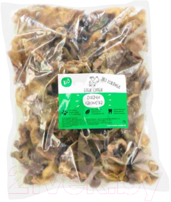 Лакомство для собак Бобик Снобик Ухо говяжье / 011402 - фото