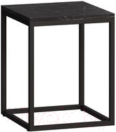 Журнальный столик Loftyhome Мальборк 3 / mb020305 (мрамор блэк) - фото