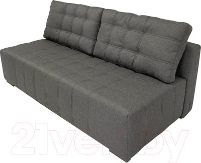 Диван ФорестДекоГрупп Милан 1 (Lux 05, рогожка светло-серый)