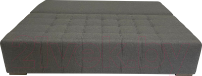 Диван ФорестДекоГрупп Милан 1 (Lux 05, рогожка светло-серый)