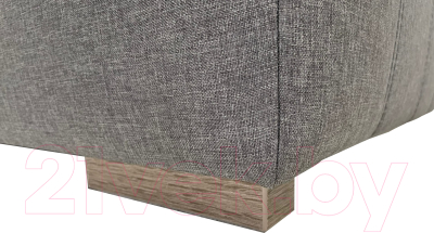 Диван ФорестДекоГрупп Милан 1 (Lux 05, рогожка светло-серый)