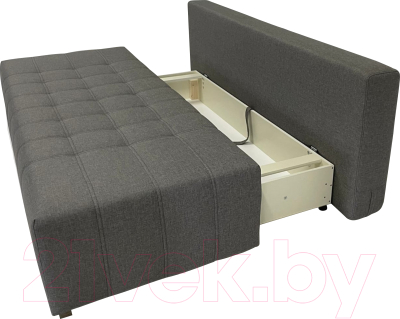 Диван ФорестДекоГрупп Милан 1 (Lux 05, рогожка светло-серый)