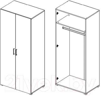 Шкаф Горизонт Мебель Victor