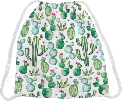 Мешок для обуви JoyArty Кактус акварелью / bpa_30774 - фото