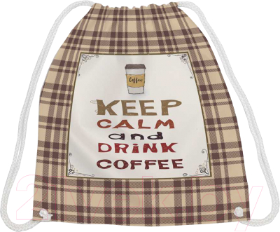 Мешок для обуви JoyArty Выпей кофе / bpa_56929V1 - фото