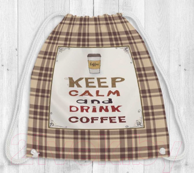 Мешок для обуви JoyArty Выпей кофе / bpa_56929V1