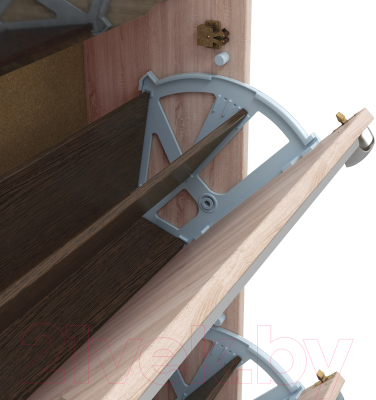 Тумба для обуви Импэкс Leset Эдит 4S (дуб санома)