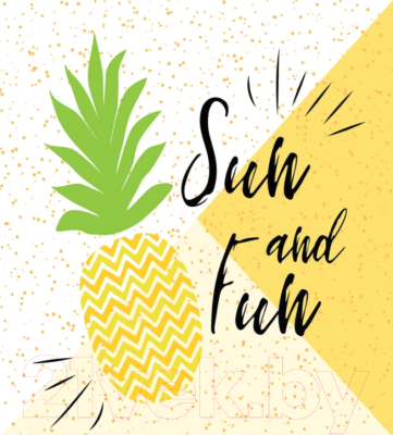 Мешок для обуви JoyArty Яркий ананас / bpa_77448