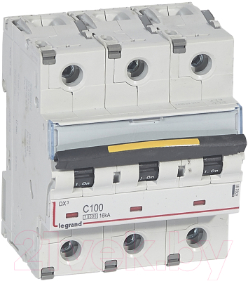 Выключатель автоматический Legrand DX3 3P C 100A 16kA 4.5M / 409281 - фото