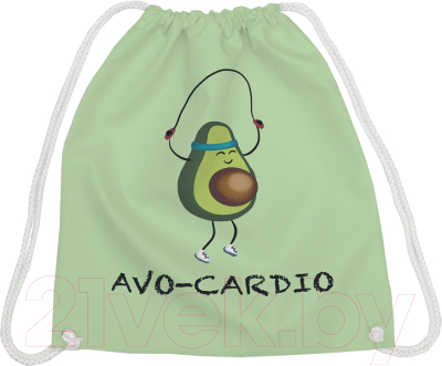 Мешок для обуви JoyArty Спортивный авокадо / bpa_10110R - фото