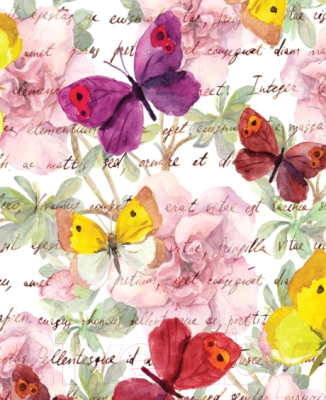 Сумка-шоппер JoyArty Письмо в бабочках / bsh_11030