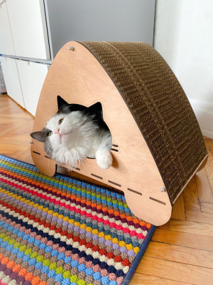 Домик-когтеточка Чешир Апачи