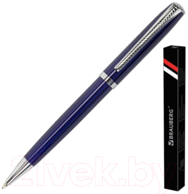 Ручка шариковая Brauberg Cayman Blue / 141409