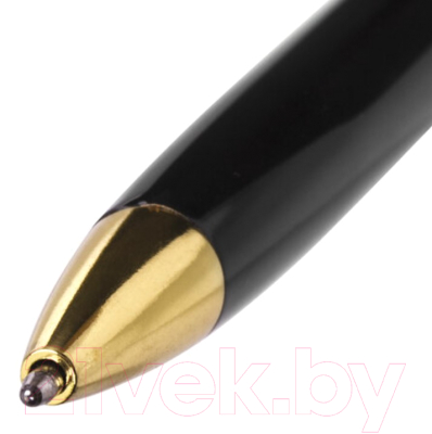 Ручка шариковая Brauberg De Luxe Black / 141411