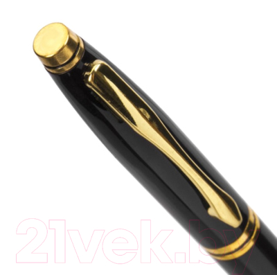 Ручка шариковая Brauberg De Luxe Black / 141411