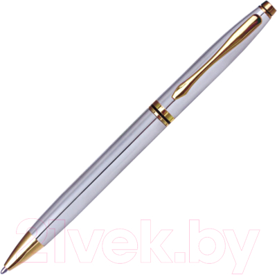 Ручка шариковая Brauberg De Luxe Silver / 141414 - фото