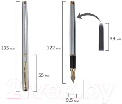 Ручка перьевая Brauberg Maestro / 143469