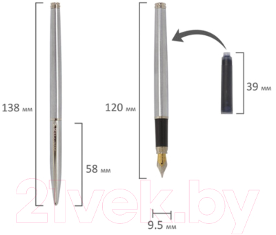 Ручка перьевая Brauberg Ballet / 143481