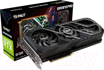 Видеокарта Palit RTX 3070 Ti GamingPro 8GB GDDR6X (NED307T019P2-1046A)