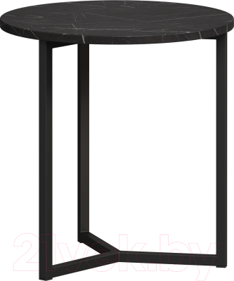Журнальный столик Loftyhome Мальборк Тренто / 1626991 (мрамор блэк) - фото
