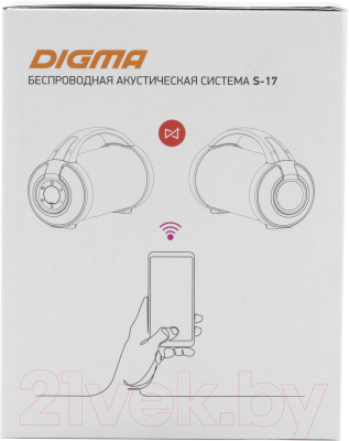 Портативная колонка Digma S-17