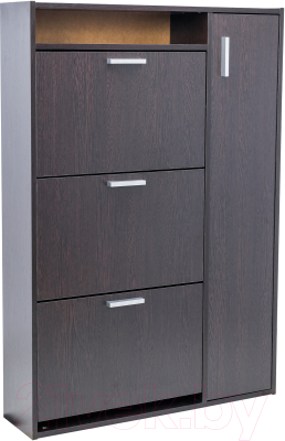 Тумба в прихожую Импэкс Leset Виерра 3 (венге) - фото