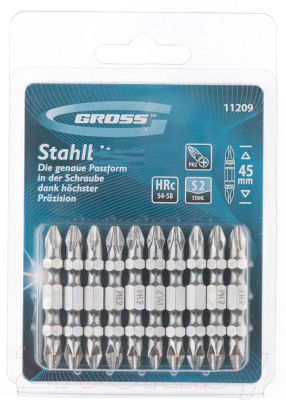 Набор бит Gross 11209 - фото