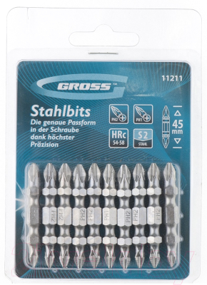 Набор бит Gross 11211 - фото