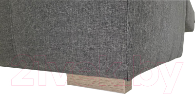 Диван ФорестДекоГрупп Милан 1 (Lux 06, рогожка пыльно-серый)