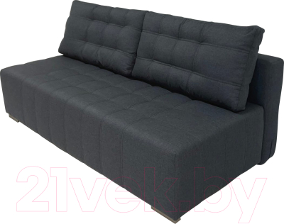 Диван ФорестДекоГрупп Милан 1 (Lux 18, рогожка антрацит)