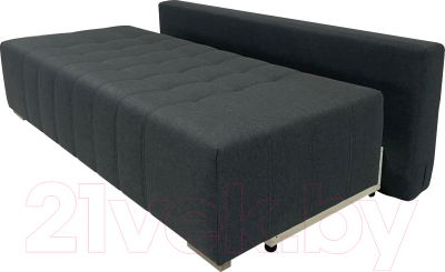 Диван ФорестДекоГрупп Милан 1 (Lux 18, рогожка антрацит)