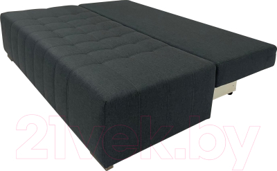 Диван ФорестДекоГрупп Милан 1 (Lux 18, рогожка антрацит)