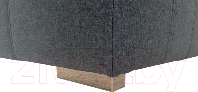 Диван ФорестДекоГрупп Милан 1 (Lux 18, рогожка антрацит)