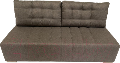 Диван ФорестДекоГрупп Милан 1 (Lux 19, рогожка коричневый) - фото