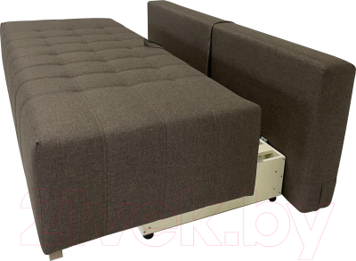 Диван ФорестДекоГрупп Милан 1 (Lux 19, рогожка коричневый)