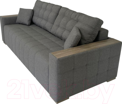 Диван ФорестДекоГрупп Милан 2 (Lux 05, рогожка светло-серый)