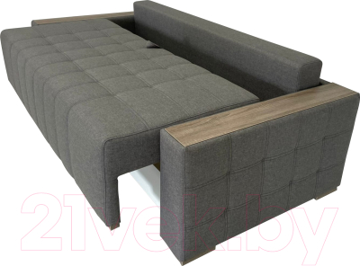 Диван ФорестДекоГрупп Милан 2 (Lux 05, рогожка светло-серый)