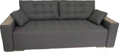 Диван ФорестДекоГрупп Милан 2 (Lux 06, рогожка пыльно-серый) - фото