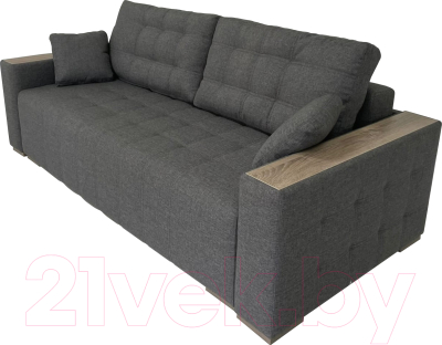 Диван ФорестДекоГрупп Милан 2 (Lux 06, рогожка пыльно-серый)