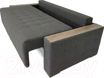 Диван ФорестДекоГрупп Милан 2 (Lux 06, рогожка пыльно-серый)