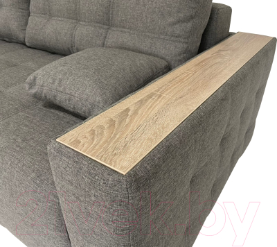 Диван ФорестДекоГрупп Милан 2 (Lux 06, рогожка пыльно-серый)