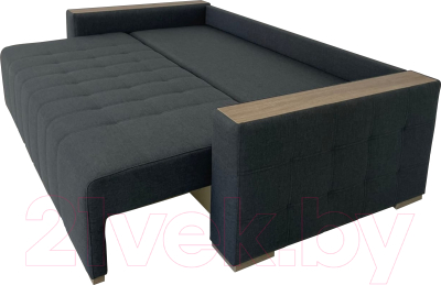 Диван ФорестДекоГрупп Милан 2 (Lux 18, рогожка антрацит)