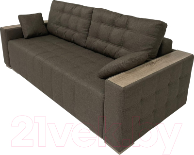 Диван ФорестДекоГрупп Милан 2 (Lux 19, рогожка коричневый)