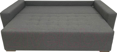 Диван ФорестДекоГрупп Милан 3 (Lux 05, рогожка светло-серый)